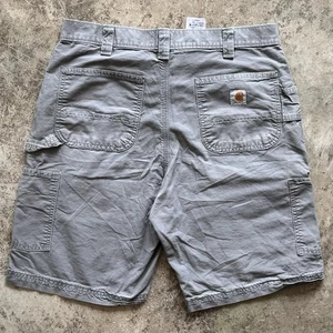 Carhartt Utility graue Herrenshorts Größe 36 Original Passform 9" Schrittlänge B147-FAT - Bild 1 von 10