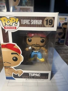 Tupac Shakur Original Eyebrows Rocks Music Funko Pop In Hardcase 19 - Picture 1 of 12