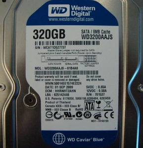 WD3200AAJS-61B4A0 320gb Sata Desktop Drive - Picture 1 of 1