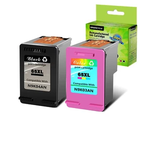 Cartucho de tinta genérico 65XL negro y color para HP Deskjet 3721 3755 3758 2652 - Imagen 1 de 8