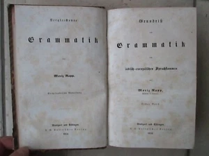 RAPP : GRUNDRISS DER GRAMMATIK DES INDISCH-EUROPAÏSCHEN, 1852. Racines langues. - Picture 1 of 18