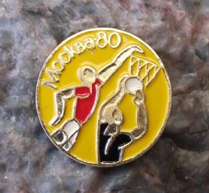 1980 Moscú 80 Rusia Juegos Olímpicos de Verano Baloncesto Baloncesto Pin Insignia - Imagen 1 de 2