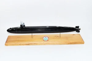 Modelo de submarino USS Alaska SSBN-732 (casco negro), marina, modelo a escala, caoba, 20 - Imagen 1 de 5