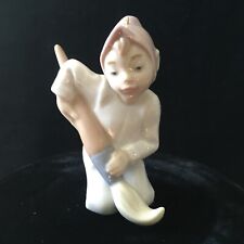 Lladro Daisa Ornament Elf Boy Holding a Paint Brush - Porcelain - VTG