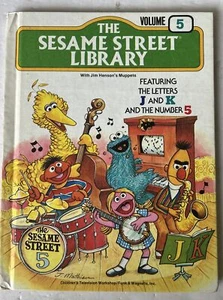 The Sesame Street Library Vol 5 Letters J and K and the Number 5 Children’s Book - Picture 1 of 7