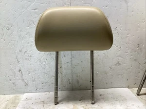 99-02 VW Cabrio LH Front Headrest Head Rest Beige Leather OEM #E3-4 - Picture 1 of 5