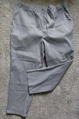 White Stag Stretch Woman Gray Corduroy Pull On Pants Size 5X 30W/32W - Image 1 of 4