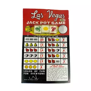 Las Vegas Jack Pot Dice Game Vintage NEW - Picture 1 of 6