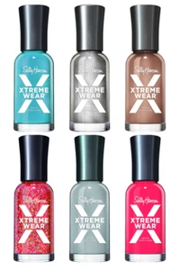 Sally Hansen Hard As Nails Xtreme Wear Nail Polish CHOOSE YOUR SHADE TEAL PINK - Picture 1 of 10