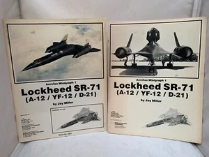 Aerofax Minigraph 1  - Lockheed SR-71 (A-12/YF-12/D-21) - 2x Issues PBs - Picture 1 of 7