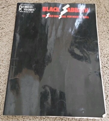 Black Sabbath We Sold Our Soul for Rock N Roll Guitar Tab Sheet Music Book Notes - Image 1 of 4