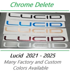FOUR Sets Custom Vinyl Overlays Fits Lucid 2021 - 2025 YOU CHOOSE COLOR - Picture 1 of 6