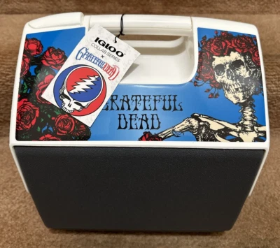 Novo com etiquetas Grateful Dead Igloo Playmate Pal 7QT SYF Rosas Bertha Music Party Cooler Fun - Imagem 1 de 4