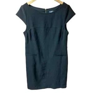 Vestido Vince Camuto Vaina Pequeño Negro | Talla 10 - Imagen 1 de 3