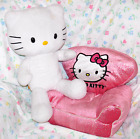 Build-A-Bear Hello Kitty Sanrio Original White & Plush Pink Chair