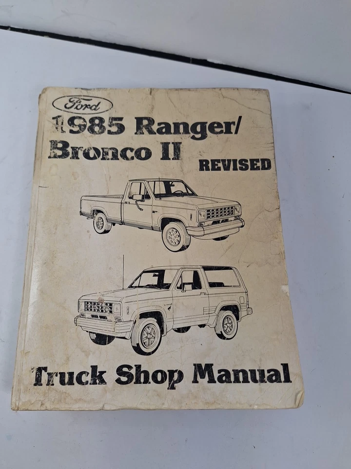1985 Ford Ranger Bronco II Pickup Truck Workshop Shop Manual de Serviço REVISADO - Imagem 1 de 3