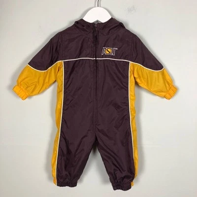 Starter 3-6mo Arizona state university ASU track 0625 jacket one piece suit — 第 1/4 张图片