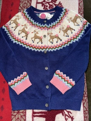 Cárdigan mini suelo niñas 5-6 Fair Isle Foto 1 de 3