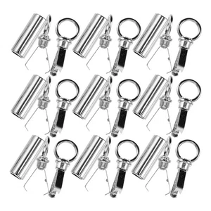  10 Sets End Caps for Clothing Strings Cord Stop Tips Hoodie Accessories - Picture 1 of 12