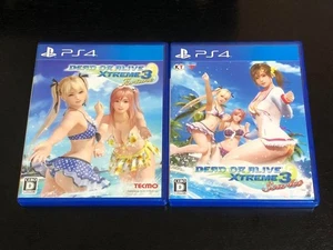PS4 Dead or Alive Xtreme 3 Scarlet and Fortune 2 Games Set Japan - Picture 1 of 3