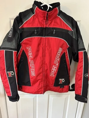 Pure Polaris IQ 3-1 Women’s Large Snowmobile Jacket Red & Black. VGUC Foto 1 de 4