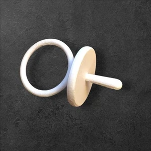 Replacement Pacifier For Cabbage Patch Kid Doll 3-D Printed - White - Picture 1 of 1