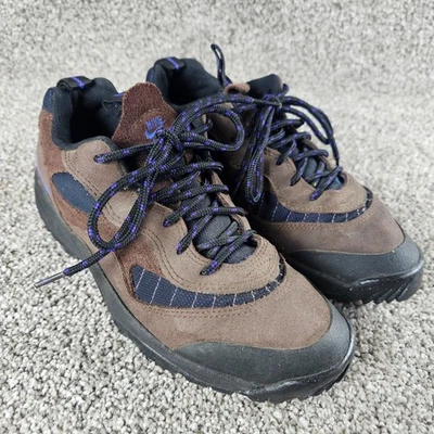 Zapato De Colección Nike Air ACG Para Mujer 8 Marrón Gamuza Cuero 178061 Caldera Bajo Años 90 Foto 1 de 4