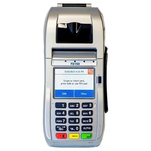 First Data FD 150 EMV NFC UNLOCKED Dial/IP Credit Card Machine - Picture 1 of 4