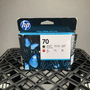 Oryginalna głowica drukująca HP 70 matowa czarno-czerwona Z3100 data ważności grudzień 2019 - Zdjęcie 1 z 6