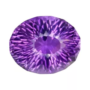 57,45 kt lila natürlicher Amethyst oval Fantasieform lose Edelsteine - Bild 1 von 3