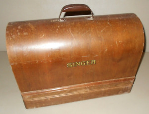 Singer Vintage 1951 Centennial Sewing Machine Bentwood Case Key Accessories Runs