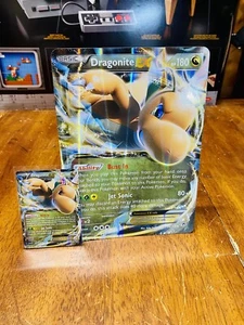 2 RARE DRAGONITE EX JUMBO & Regular POKÉMON Cards Furious Fists 74/111 Holo - Picture 1 of 8