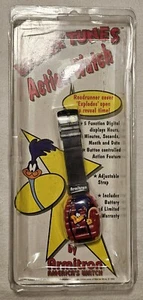 Reloj digital vintage 1994 Looney Tunes Roadrunner Acme Dynamite cubierta explosiva - Imagen 1 de 2
