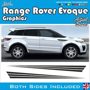 RANGE ROVER Evoque Side Stripes 4X4 Decals Stickers Graphics NO P&P 017 - Picture 1 of 5