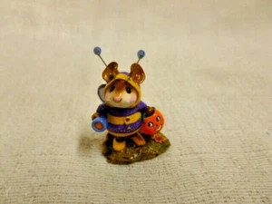 Wee Forest Folk Bee Dazzled Halloween Edition m-252 Purple Yellow Retired - Picture 1 of 2