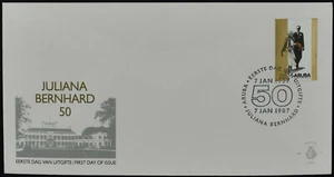 1987 FDC First Day Cover Aruba NVPH E007 /  E  7 Blanco Open Klep - Foto 1 di 1