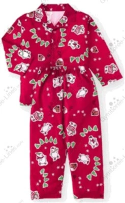Gymboree Vintage 2003 HOLIDAY MAGIC Unisex Muñeco de Nieve Pijama 4 Foto 1 de 2
