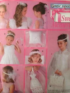Simplicity Sewing Pattern 5602 Girls Cummunion Bridal Accessories Uncut One Size - Picture 1 of 3