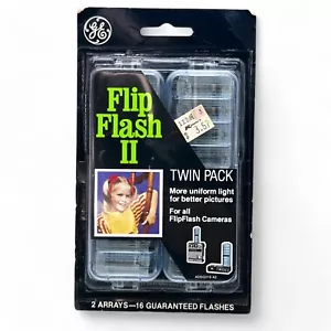 GE Flip Flash II Twin Bulbs Pack for FlipFlash Cameras VTG NOS Sealed Kmart - Picture 1 of 11