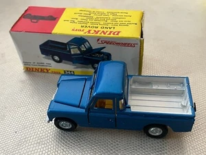 Vintage DINKY Toys 344 Land Rover Blue Toy Car First Issue with Original Box - Picture 1 of 19