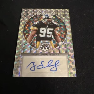 2023 Panini Mosaic Prizm #S33 Greg Lloyd Pittsburgh Steelers AUTO Autograph - Picture 1 of 3