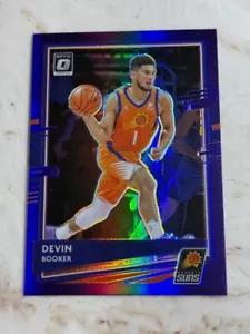 DEVIN BOOKER - 2020-21 PANINI DONRUSS OPTIC PURPLE HOLO PRIZM CARD - Picture 1 of 2