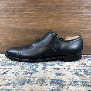 Vintage Florsheim Penfield Black Calf Cap Toe Oxford Shoes Men's 9C 20308 - Picture 1 of 15
