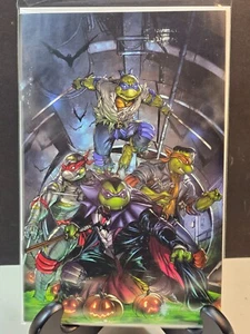 TORTUGAS NINJA MUTANTES ADOLESCENTES #1 SÁBADO POR LA MAÑANA ADV. HALLOWEEN IDW CASI NUEVO 2023 GAY - Imagen 1 de 2