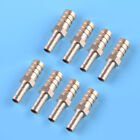 8Pcs Brass 8mm to 12mm Straight Hose Tube Barb Fittings Reducers 5/16"x7/16"
