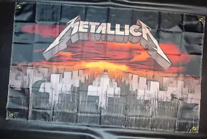 METALLICA Master of Puppets Fabric Flag Banner 150 x 90cm heavy metal - Bild 1 von 1