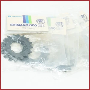 NOS SHIMANO 600 EX CASSETTE COG SPROCKET 17T 17 6sp SPEED UNIGLIDE BLACK - Picture 1 of 4