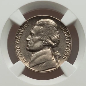 1958 Jefferson Nickel 5C 5FS MS66 * Ultra Rare Gem * Top Pop * Five Full Steps * - Picture 1 of 4