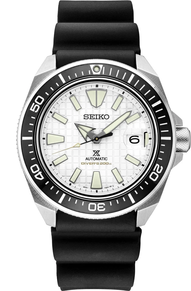Reloj Seiko Prospex 44 mm esfera blanca correa silicona SRPE37 Foto 1 de 1
