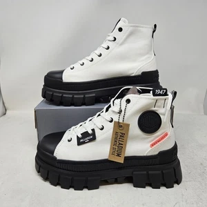 Women’s Palladium Revolt Hi TX Platform Boot / Star White / 97242-116-M / Size 8 - Picture 1 of 7